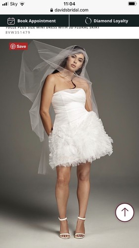 Vera wang wedding dress - us,