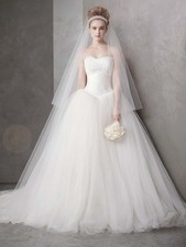 NWT $1,200 WHITE by VERA WANG
