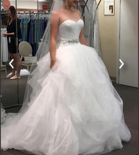White vera wang hand - by,