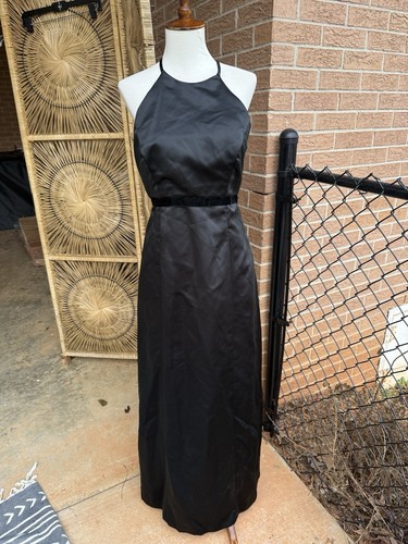 Vera wang black halter - black, evening